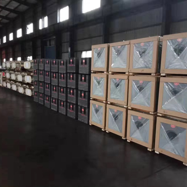 A graphite electrode with large diameter.